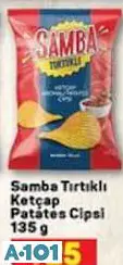 SAMBA TIRTIKLI KETÇAP PATATES CİPSİ 135 G